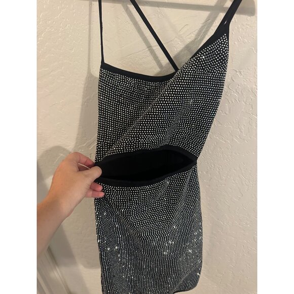 I.AM.Gia Rhinestone Aurora Mini Cutout  Dress - Picture 4 of 11